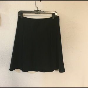 The Limited Black pleated Suit style skirt, size S